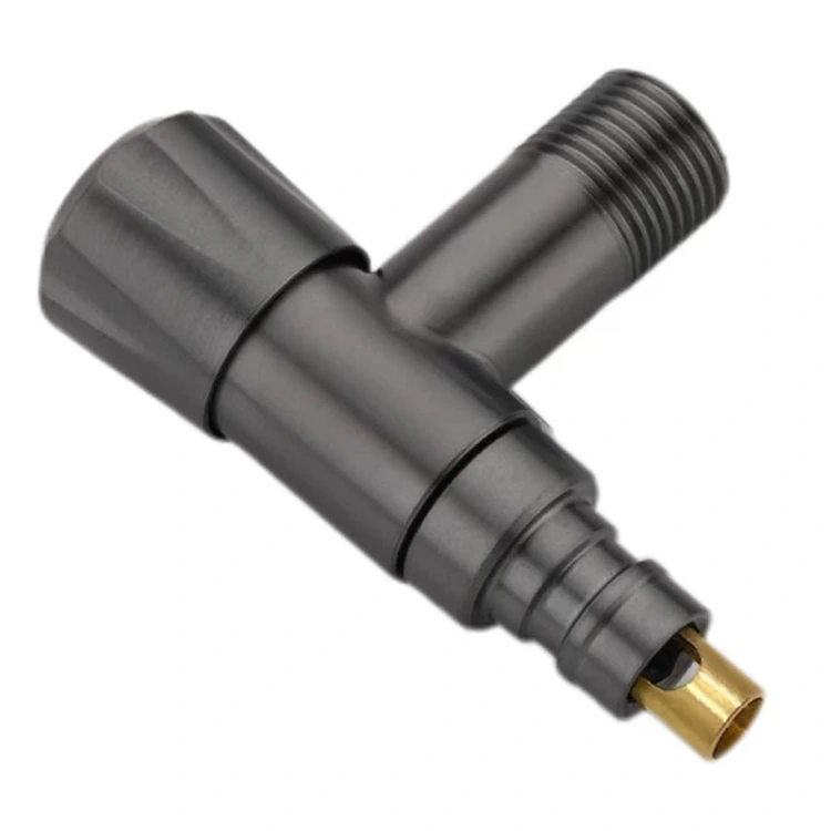 ʻEleʻele Diamond Knob Snap-On Stop Valve