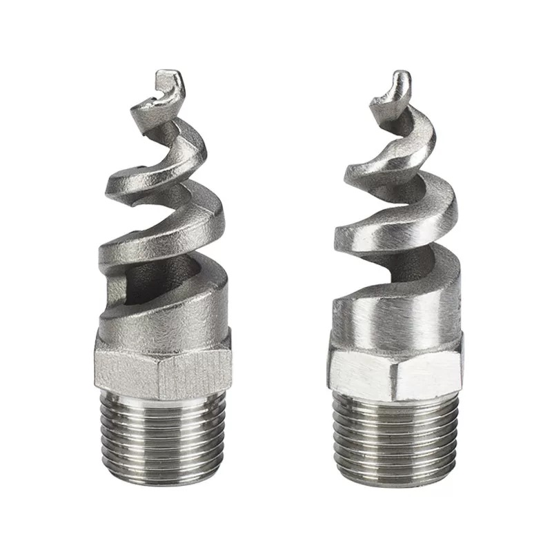 Nozzle spiral conical