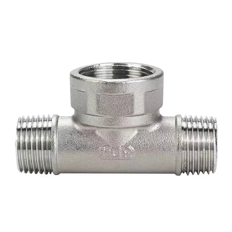 DN15-DN100 BSP Kūleʻa kila Medium-Nui Pipe Tee