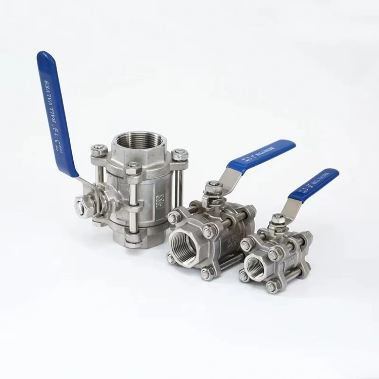 Three-Piece Ball Valve for Plumbing