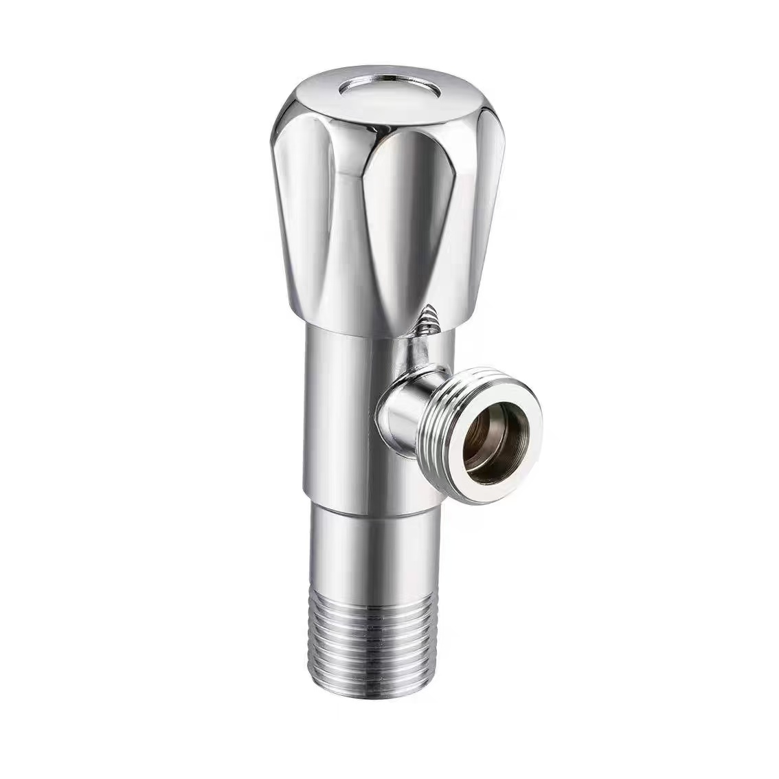 Wehe ʻana wikiwiki ʻana i ke ʻano o ka petal-like knob angle valve
