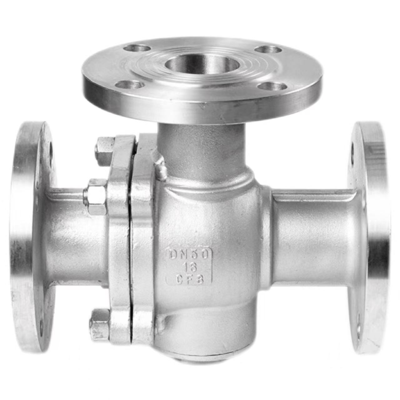 ʻEkolu ala flange ball valve